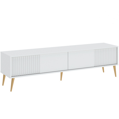 Biała szafka RTV pod telewizor 180 cm do salonu BELLUNO