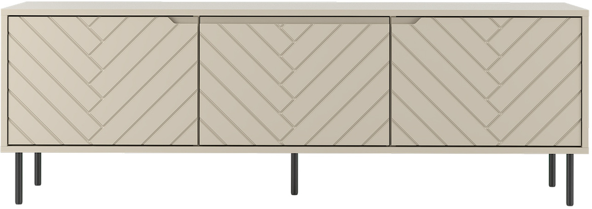 Szafka RTV 150 cm pod telewizor do salonu MIVIO kaszmir