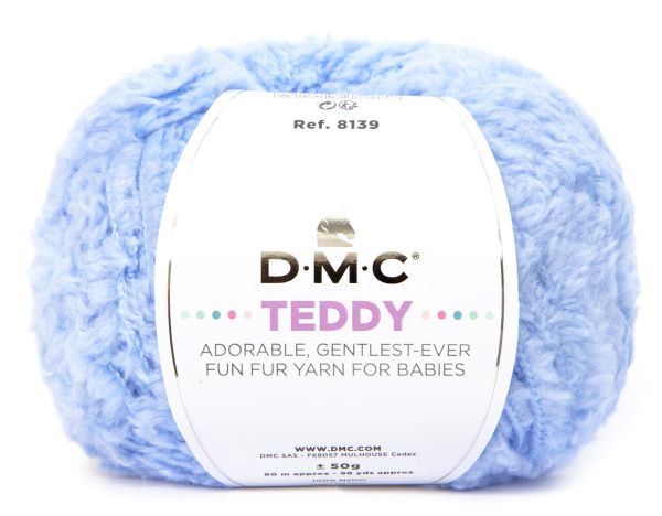 włóczka DMC TEDDY kol. 315 błękitny