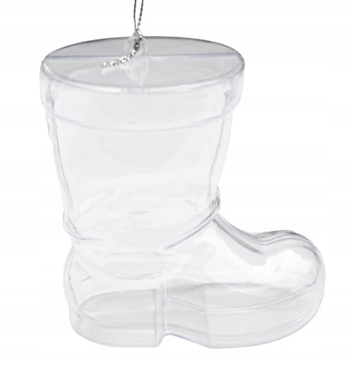 bombka plastikowy but 10cm