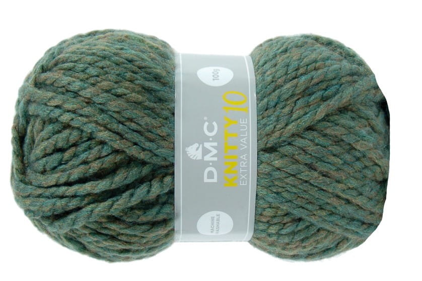 WŁÓCZKA DMC KNITTY 10 kol. 904 / zielony melanż