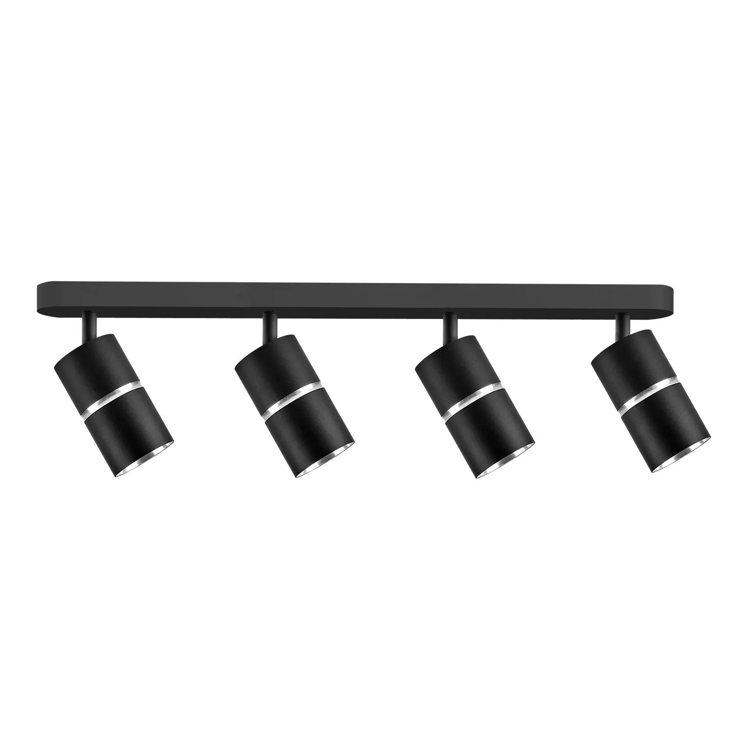 Goldlux Lampa ścienno-sufitowa BAMBOO 4xGU10 czarna ruchoma