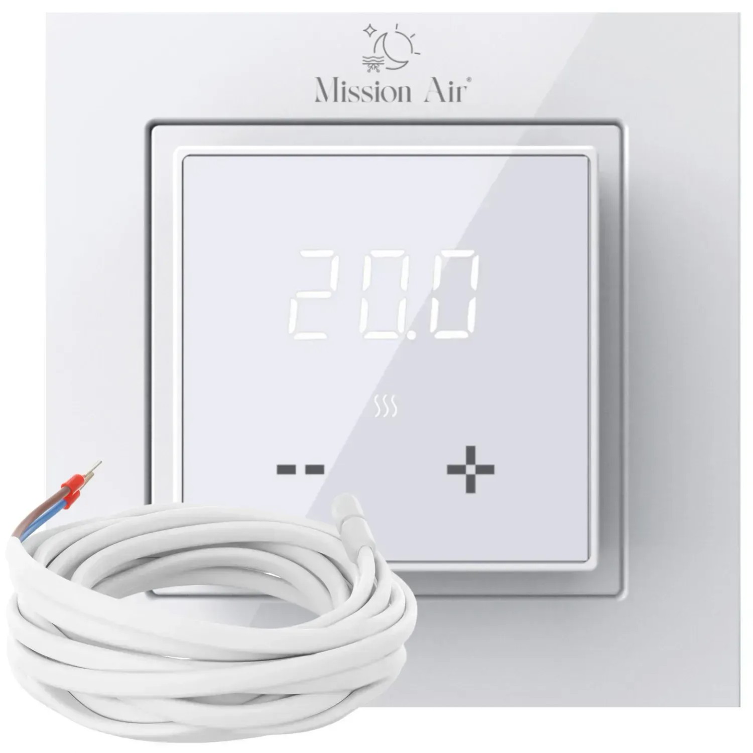 Mission Air Regulator cyfrowy Aries LCD biały