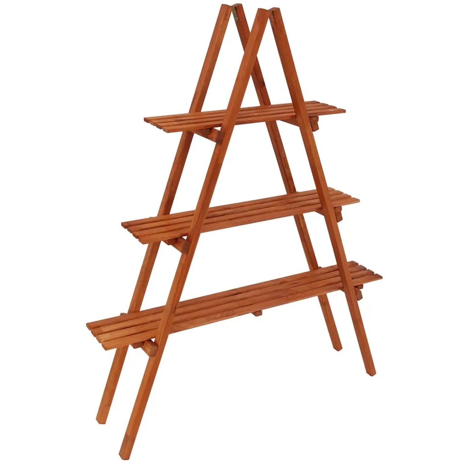 Kwietnik drabina 3 półki - 120 x 28 x 152 cm