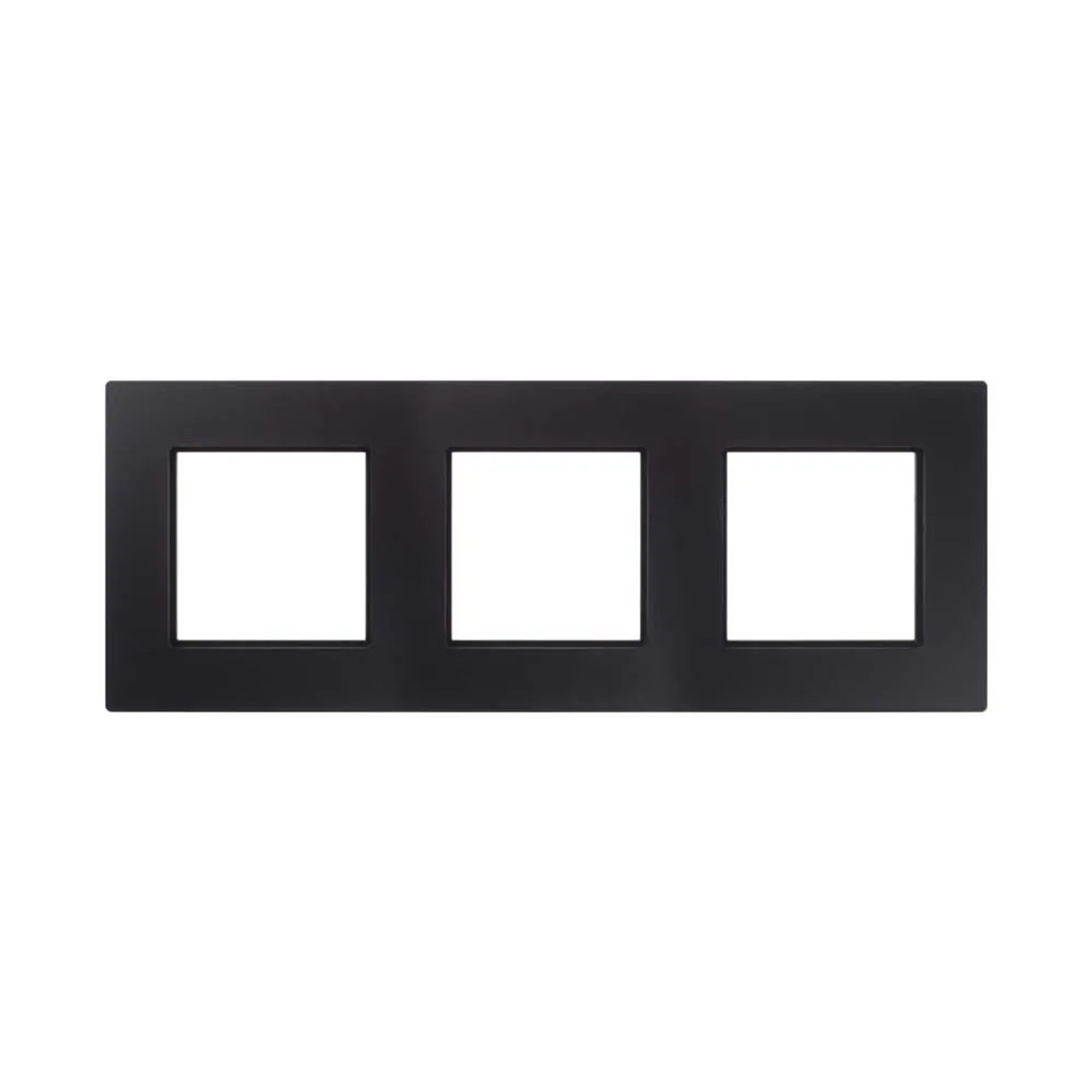 Ramka Rosa 3-krotna czarna