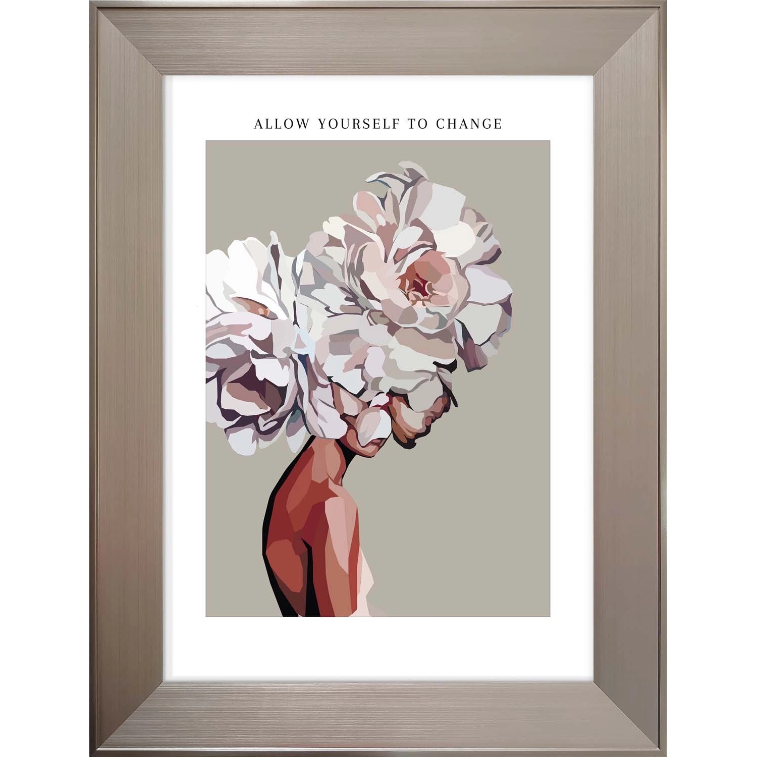 ARS LONGA Obraz FLOWERS ON HEAD no.1 64 x 84 cm