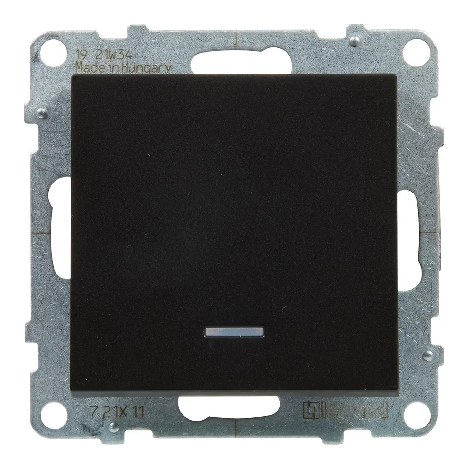 Łącznik jednobiegunowy podświetlany SUNO 10 AX 250 V zaciski automatyczne czarny