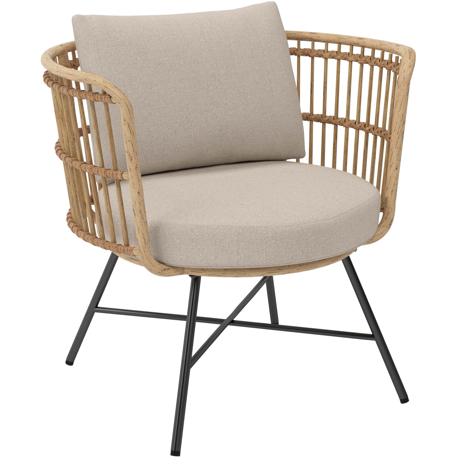 Fotel ogrodowy HILLSTON beżowy