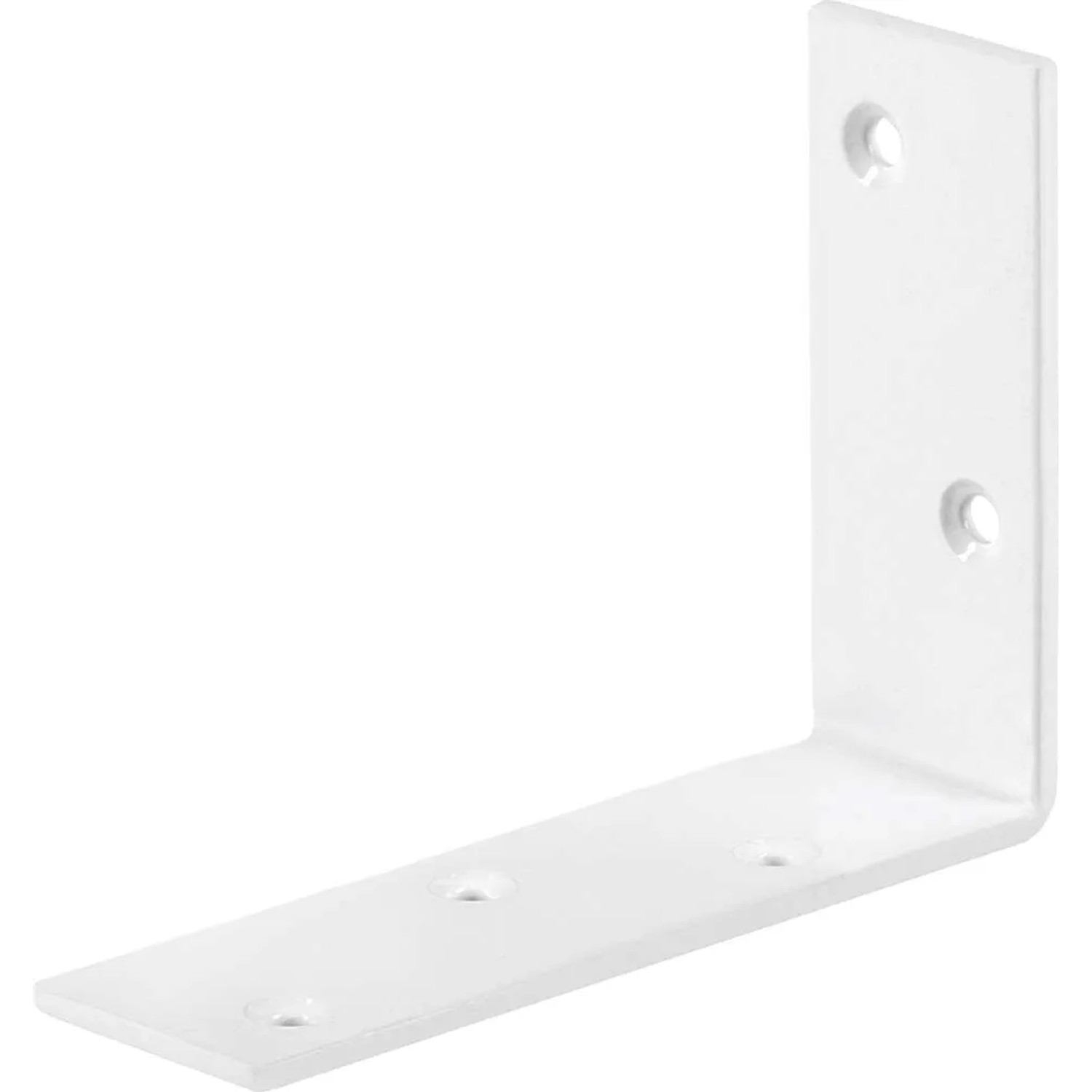 Kątownik konstrukcyjny 100 mm / 75 mm x 30 mm biały powleczony proszkowo