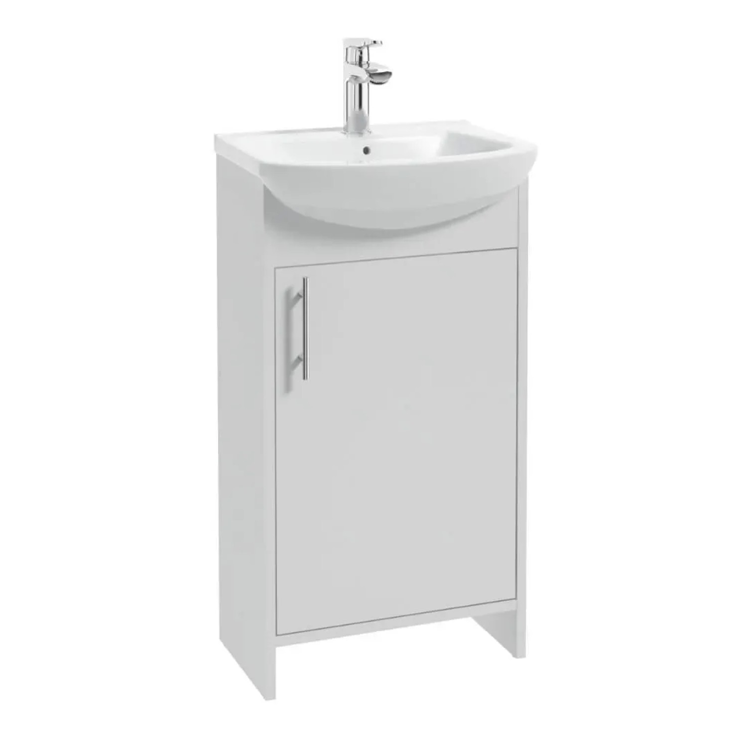 Defra Zestaw Alfa Szafka Z Umywalką Biały 47 cm