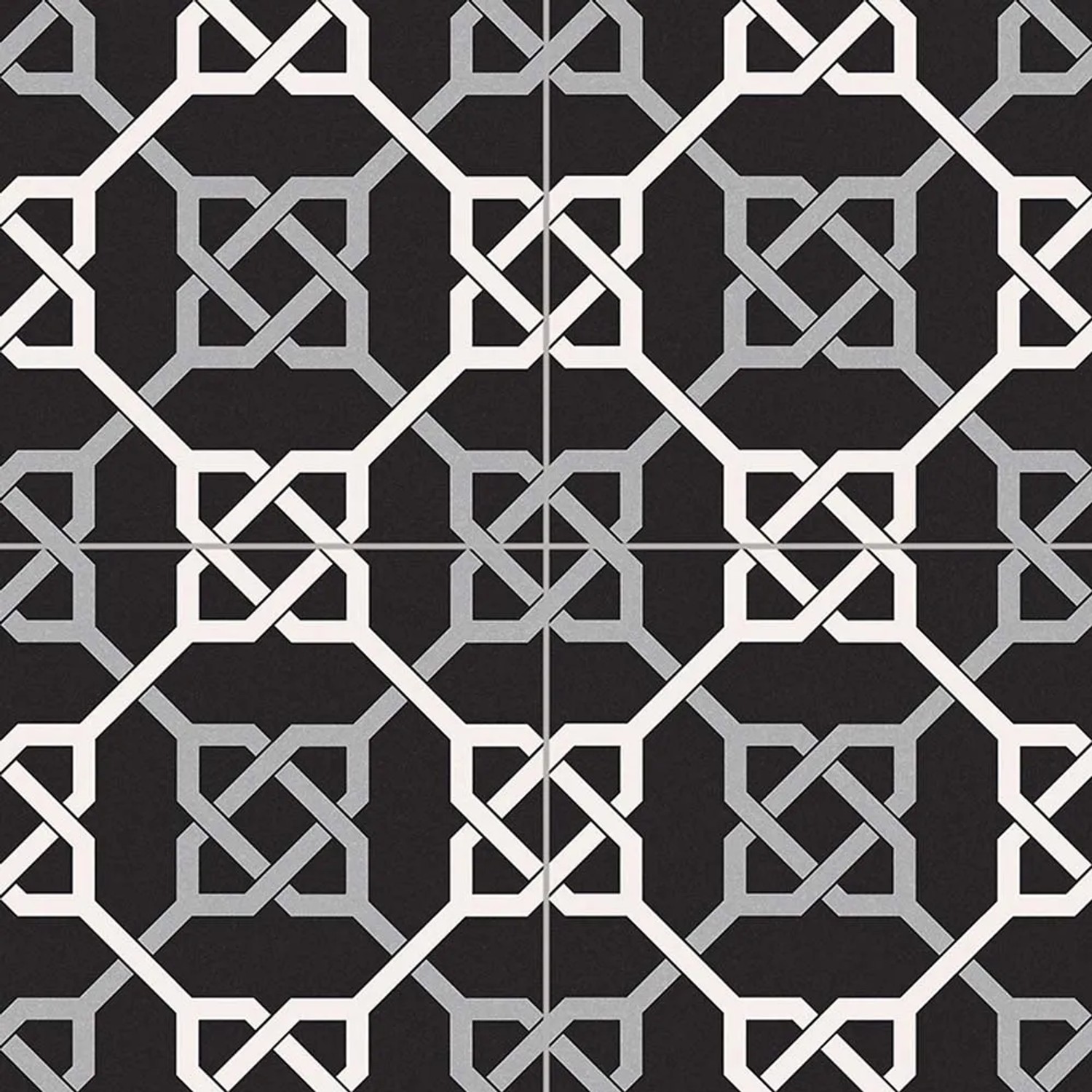 Gres szkliwiony Nautic black 33,15 x 33,15 cm