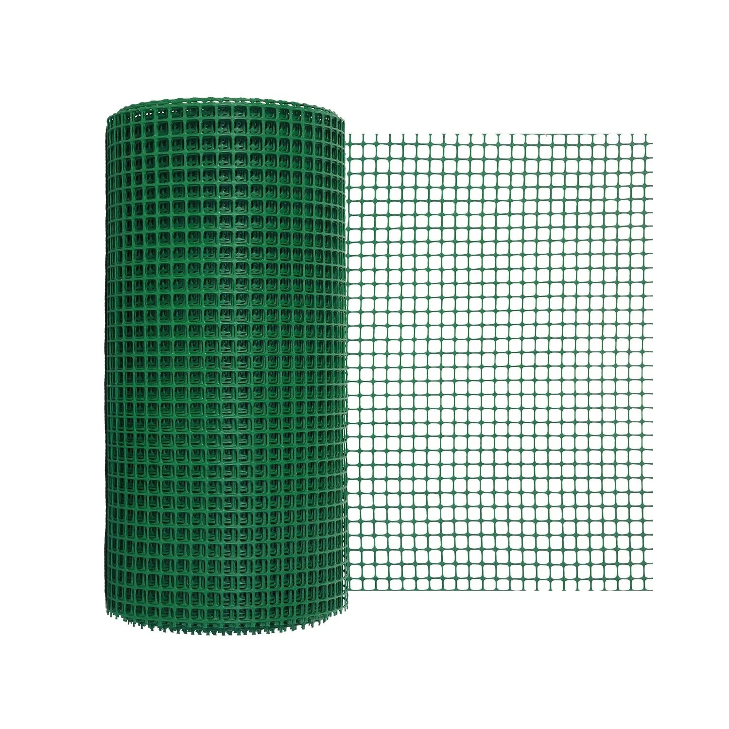 Siatka plastikowa 340 g/m2 ocz. 15 x 15 mm, zielona - 0,5 x 5 m