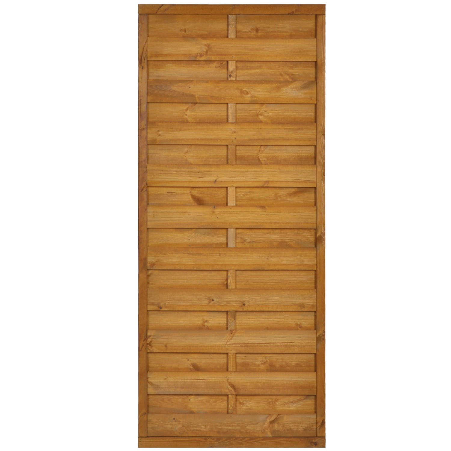 Sobex Płot pełny Nole prosty złoty dąb - 90 x 180 cm