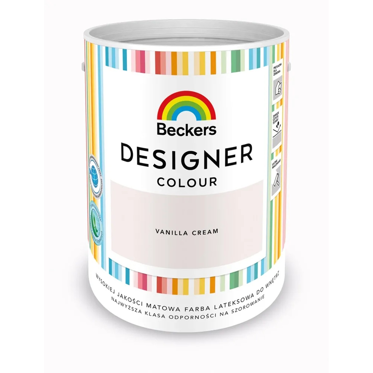 Farba lateksowa Beckers Designer vanilla cream 5 l