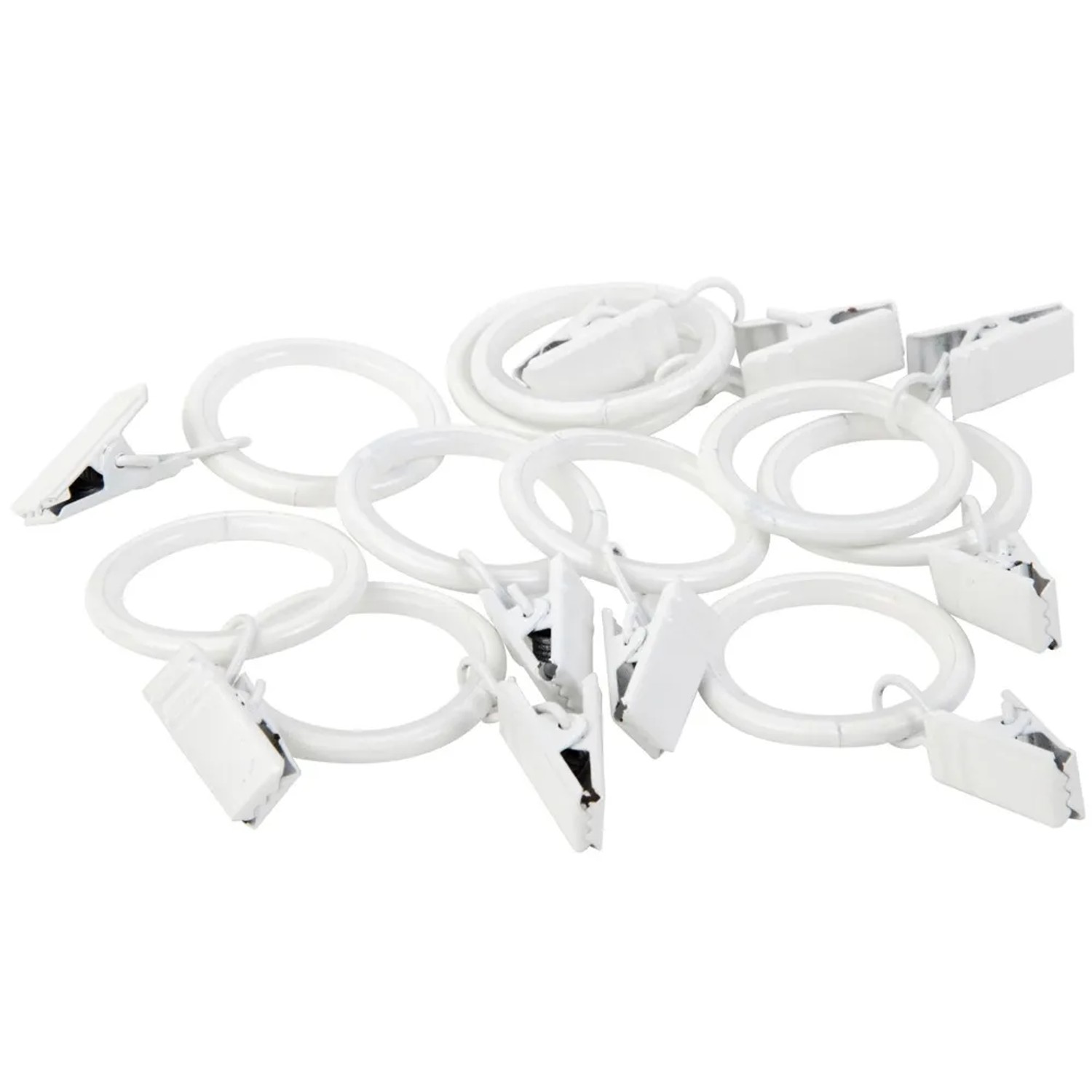 Kółko z żabką FUSION biały mat 10 szt.