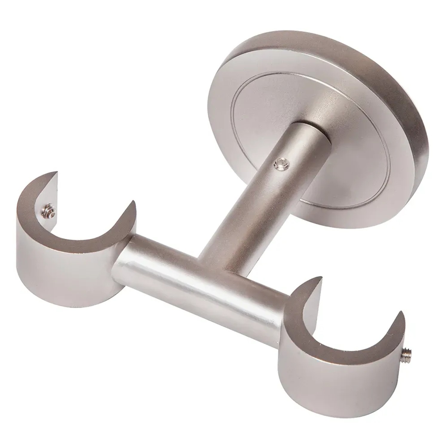 FUSION wspornik podwójny sufitowy satyna