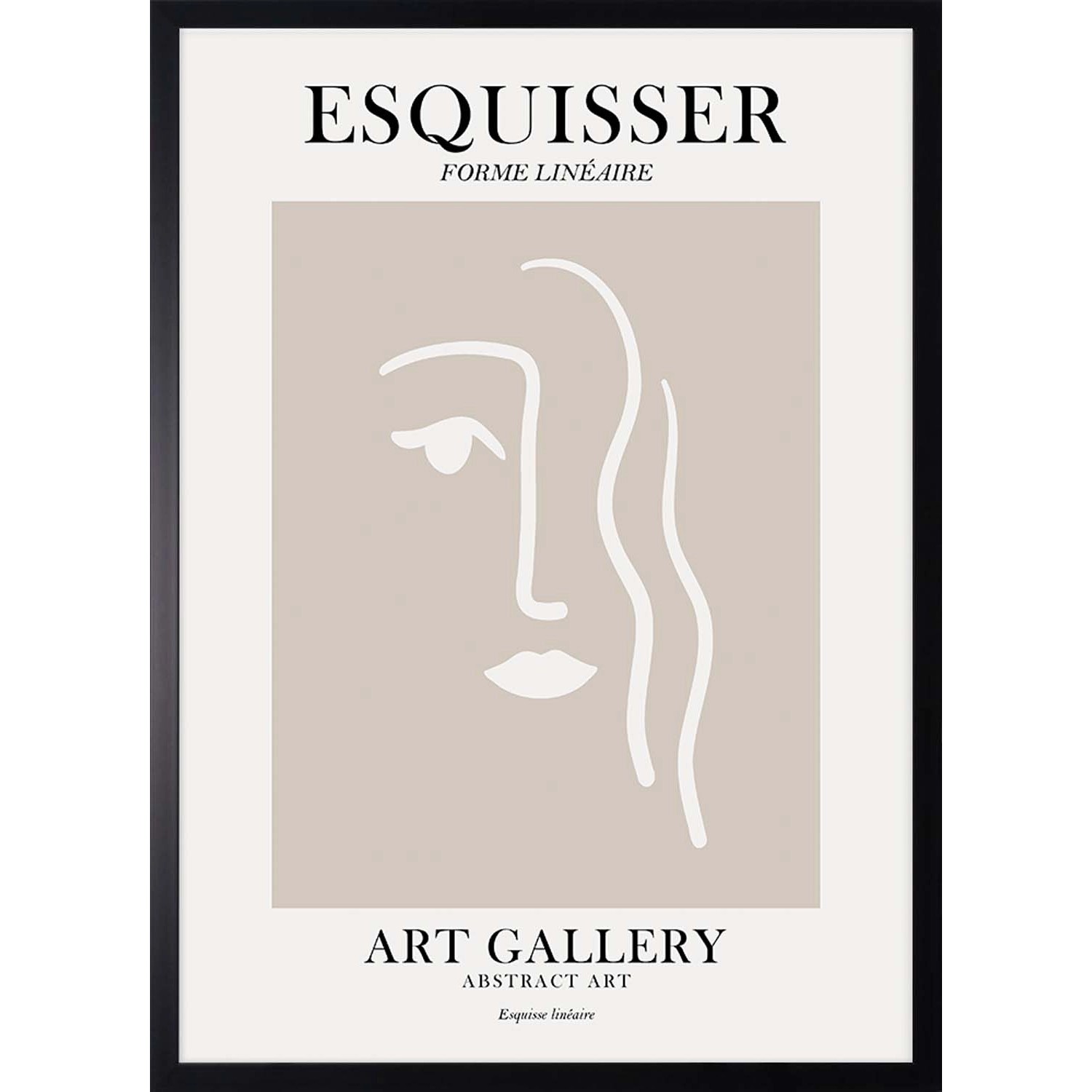 ARS LONGA Obraz FEMALE ABSTRACT FACE 53 x 73 cm