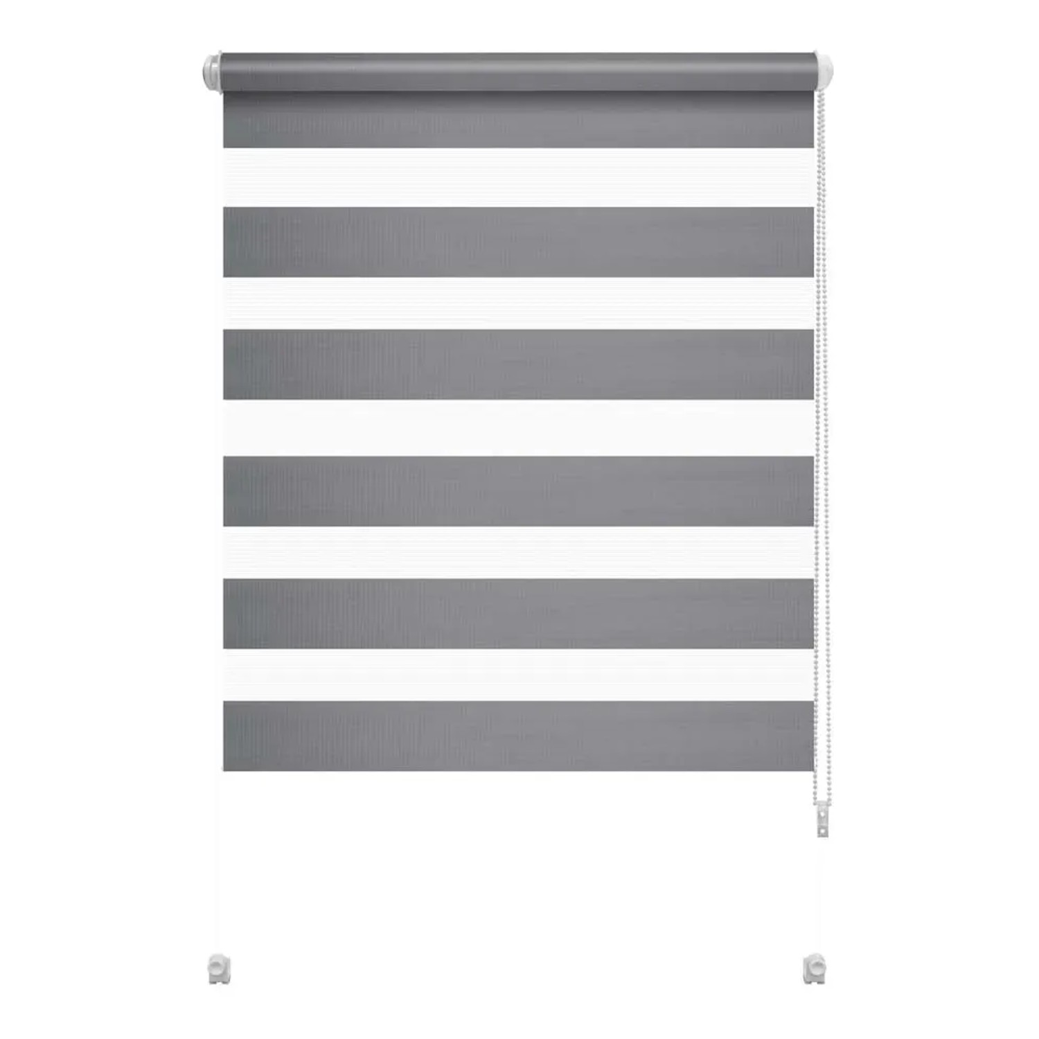 Mini roleta SMART Dzień/noc szara 105 cm x 140 cm