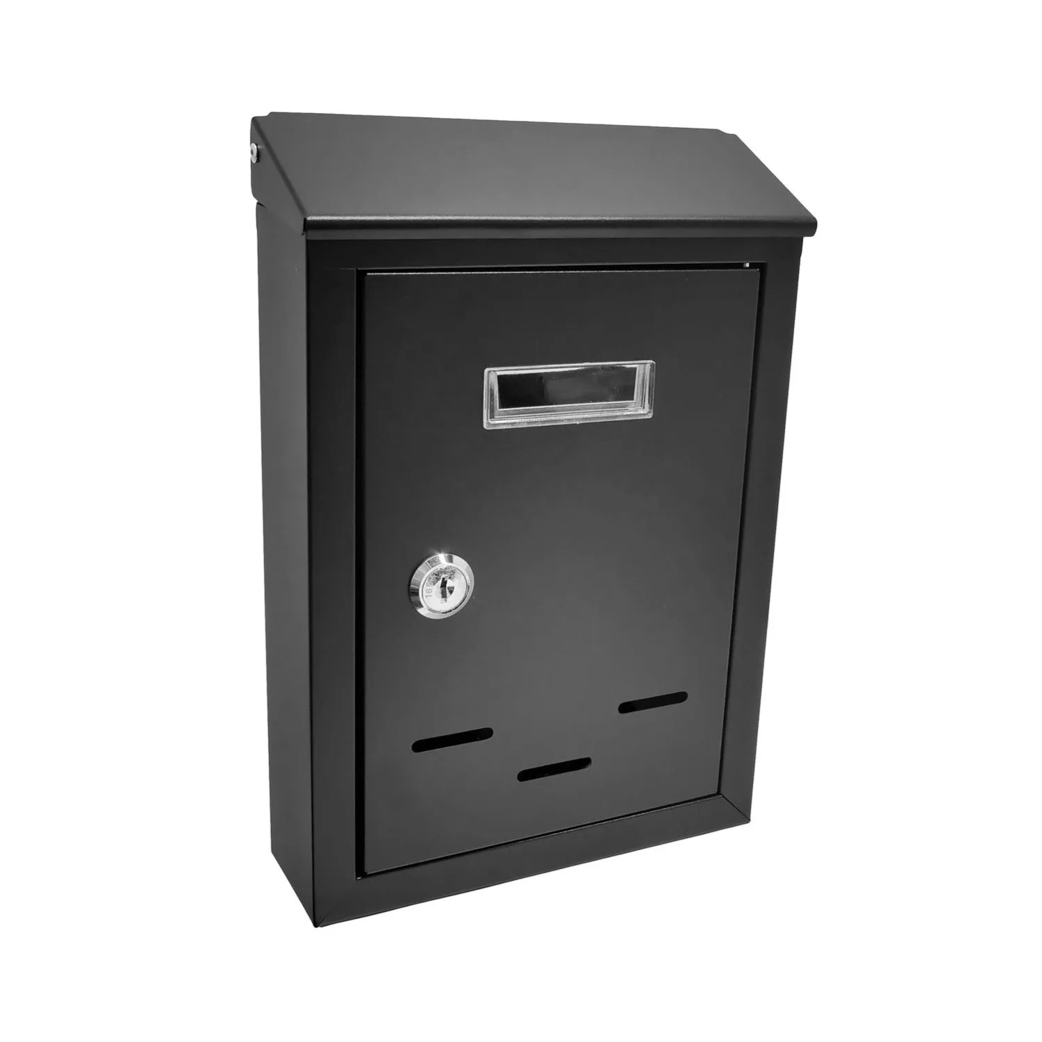 Domino Skrzynka na listy Roof czarny mat 18x26x5,5 cm