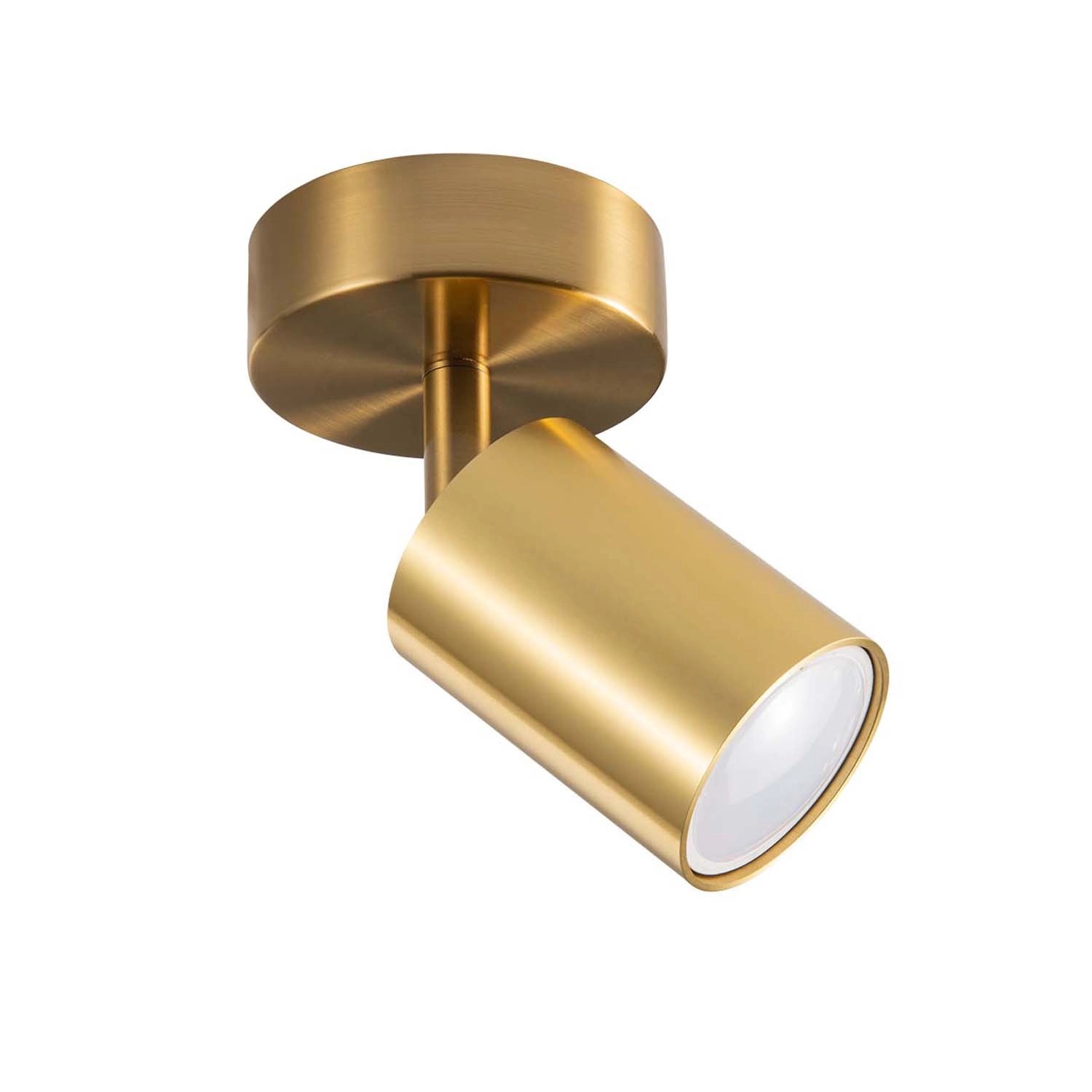 Goldlux Lampa ścienno-sufitowa GOLDI 1xGU10 max. 10W LED złota