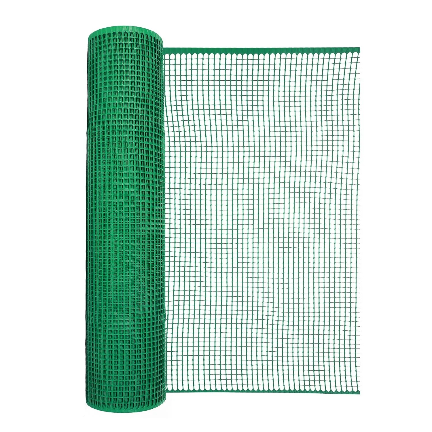 Siatka plastikowa 340 g/m2 ocz. 15 x 15 mm, zielona - 1 x 25 m