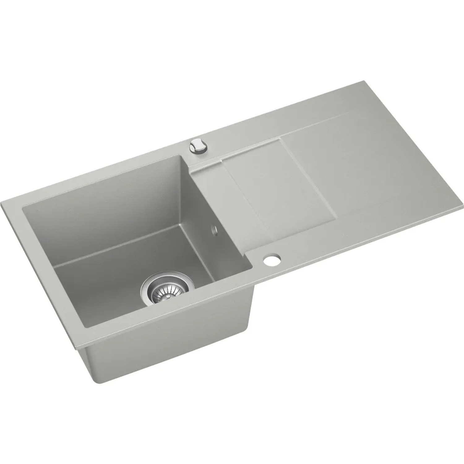 Zlewozmywak Cascada 4 1-kom. szary 86x43 cm