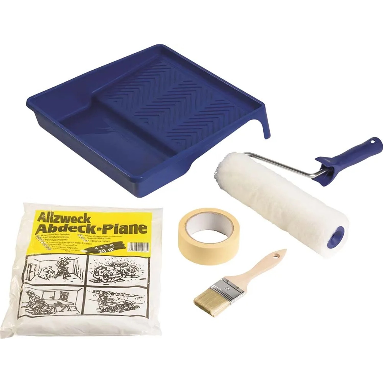 Ellix Zestaw malarski wałek + taśma + kuweta