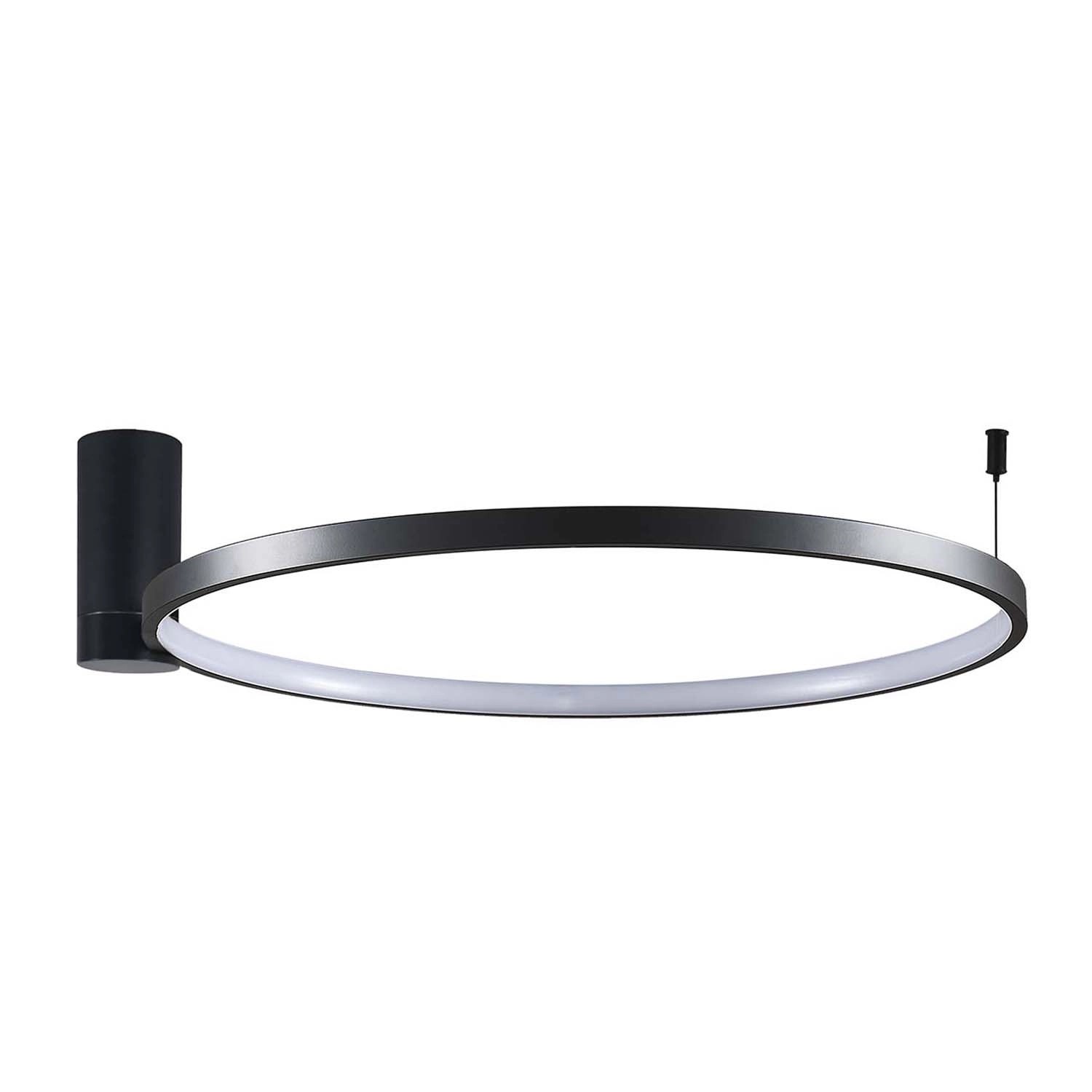 Goldlux Lampa ścienno-sufitowa LED NOEMI 20W 4000K 2600lm śr. 50 cm czarna