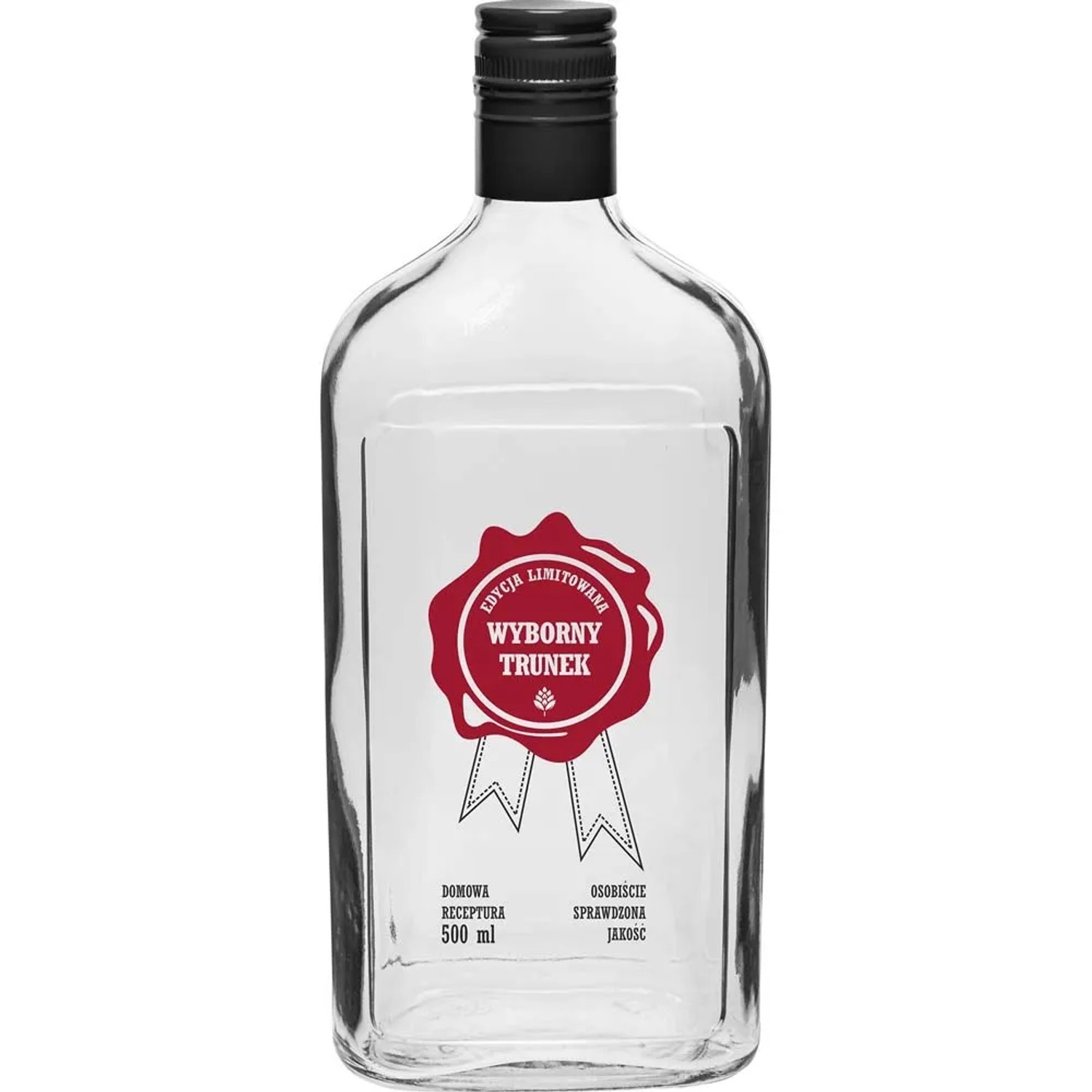 Butelka z nadrukiem "Wyborny Trunek" - 500 ml