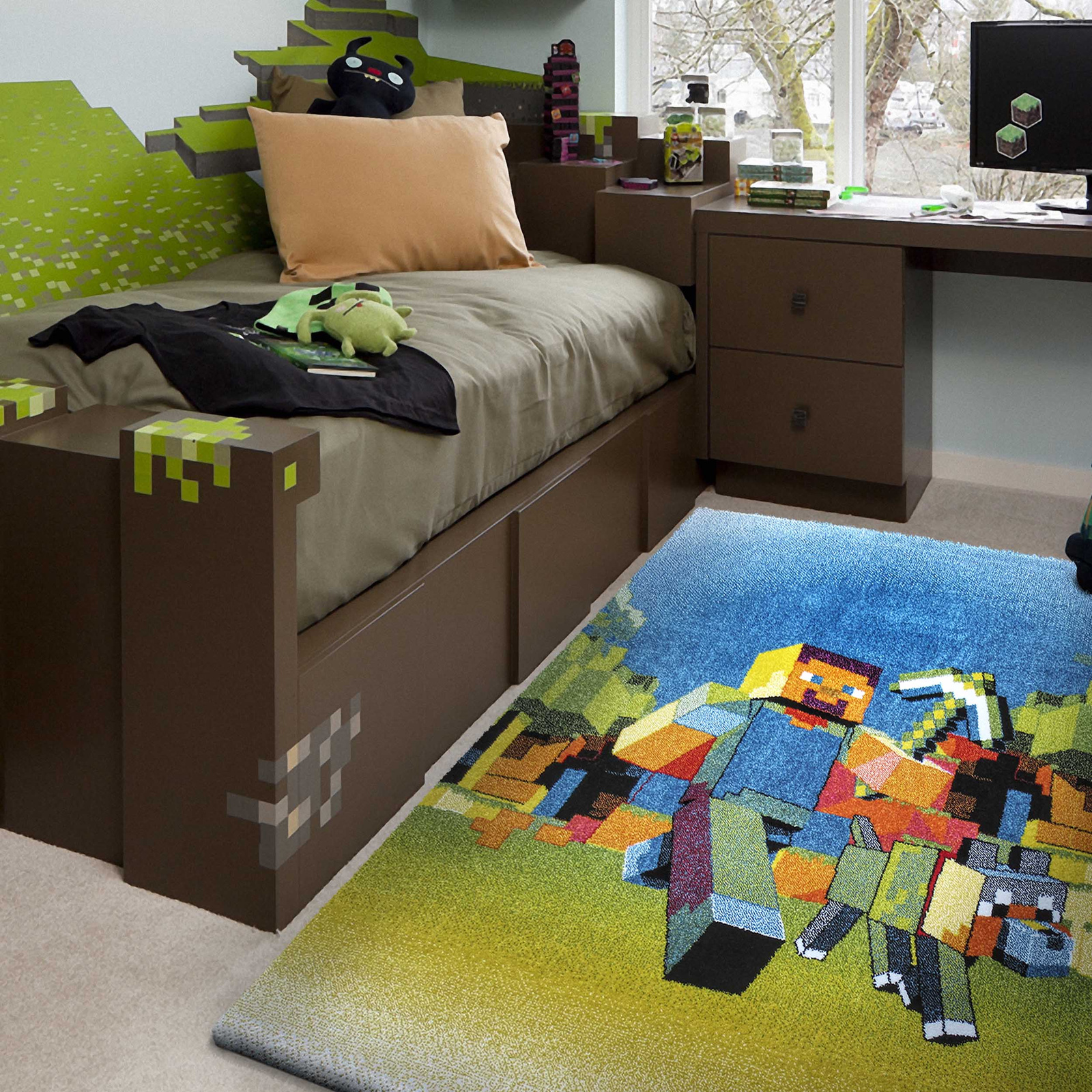 Dywan dla chłopca Diamond 105 - Robot