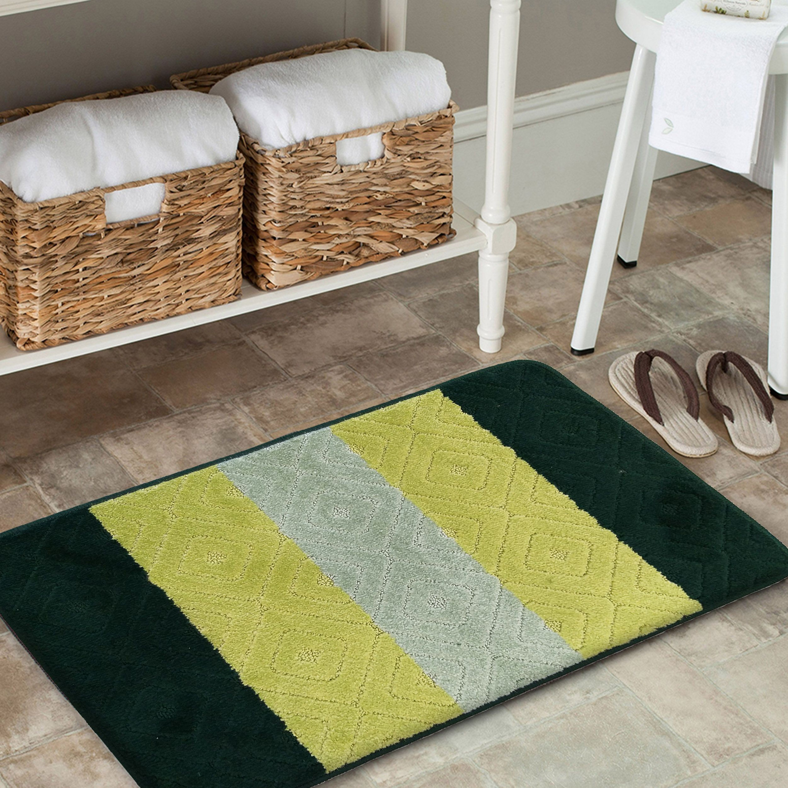 Komplet łazienkowy Montenegro 03N - zielony