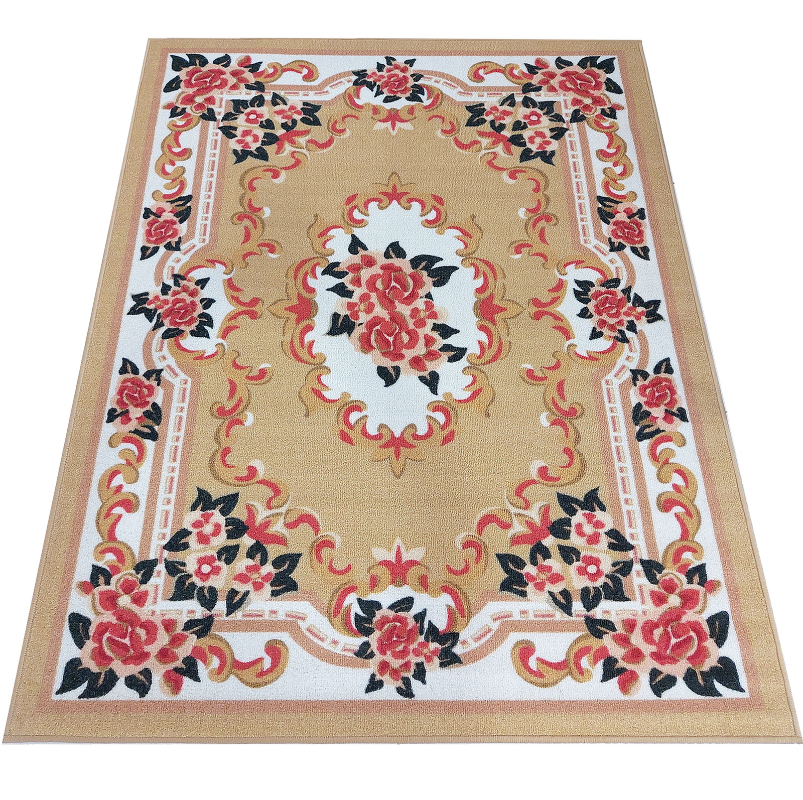 Dywan Antypoślizgowy- Euforia 01- musztardowy