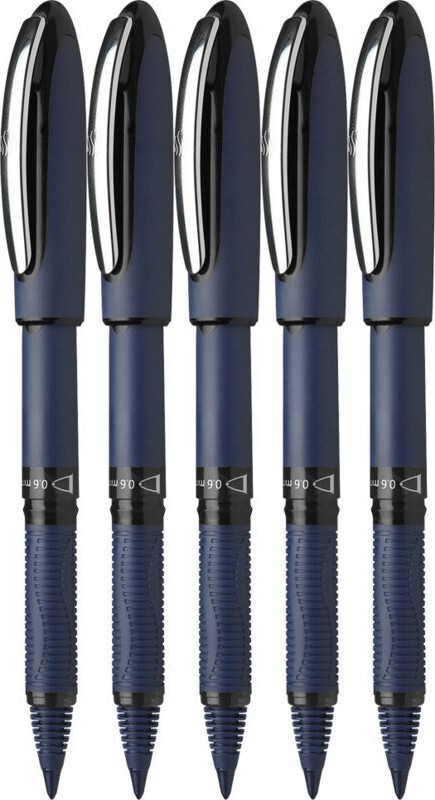 5x Pióro kulkowe Schneider One Business, 0.6 mm, czarny
