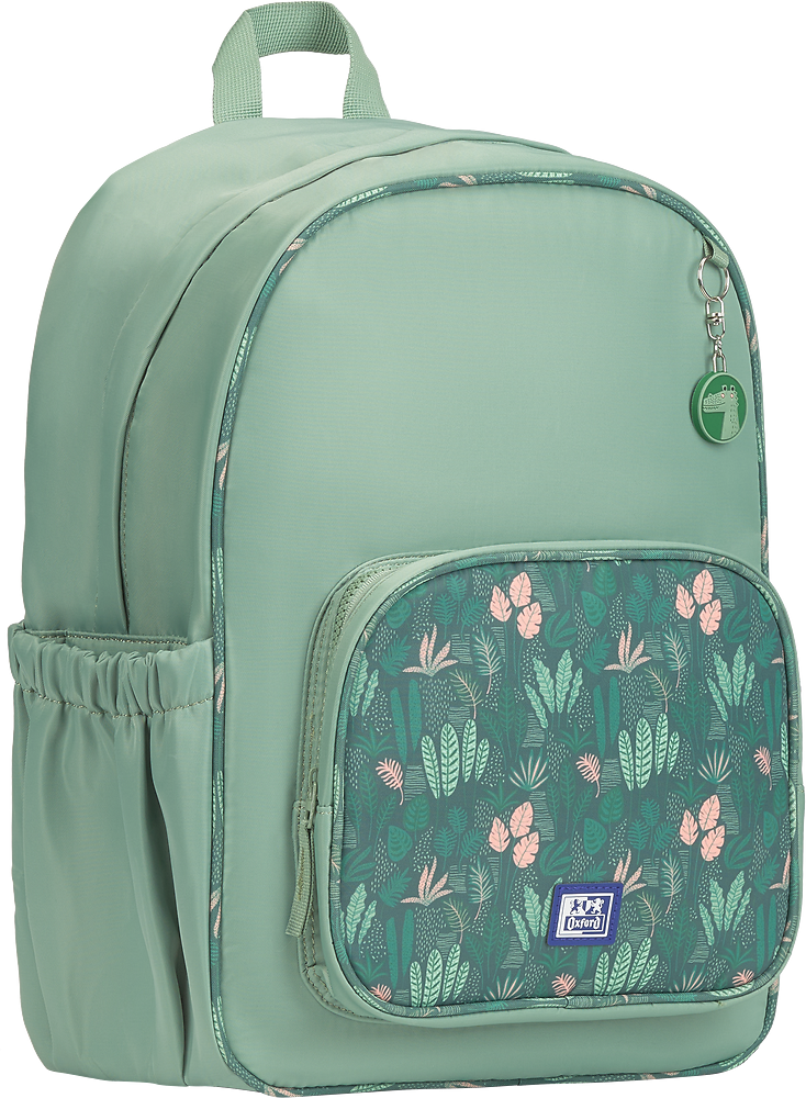 Plecak szkolny Oxford Kids, jednokomorowy, 25l, 40x30x16cm, zielony