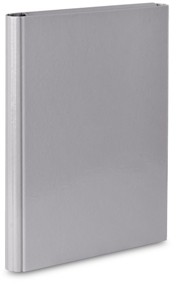 Teczka na rzep VauPe, skrzydłowa, A4, 40mm, szary