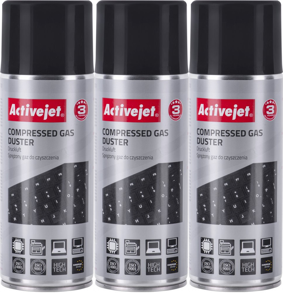 3x Sprężone powietrze Activejet AOC-200, 400ml