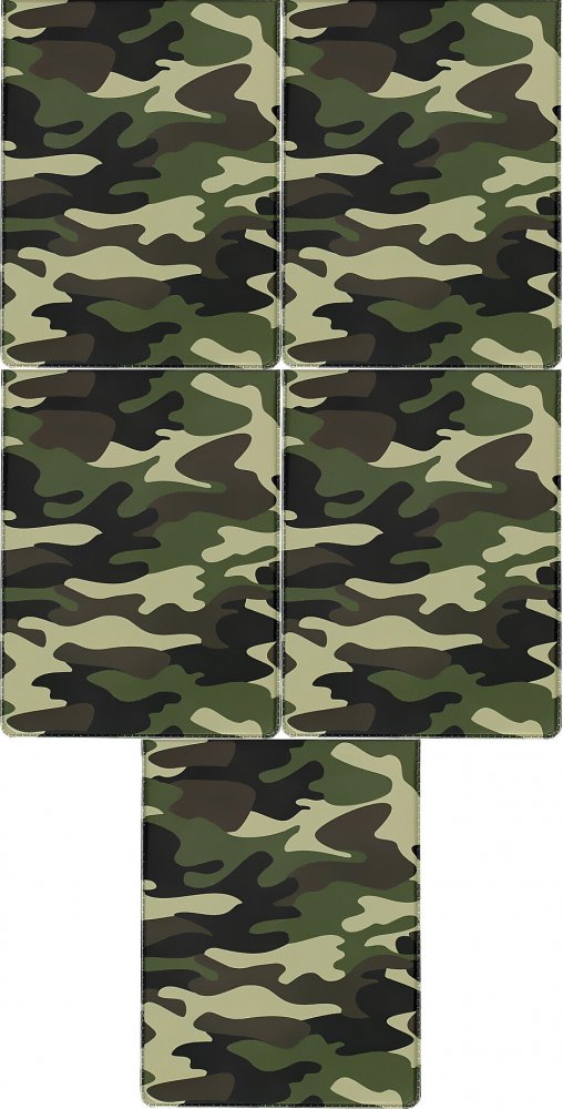 5x Etui na dowód, legitymację, kartę płatniczą, kartę rowerową Biurfol Moro