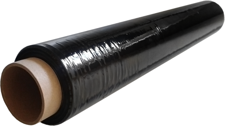 Folia stretch Emerson, 0.5 x 158m, 1.65kg, 23μm, czarny