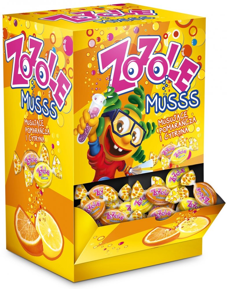 Cukierki Mieszko Zozole, cytryna/pomarańcza, 2.5kg