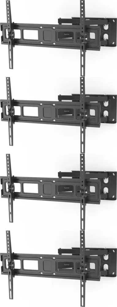 4x Uchwyt do telewizora Hama LCD/LED, do 50kg, Vesa 600x400, 32- 84", czarny