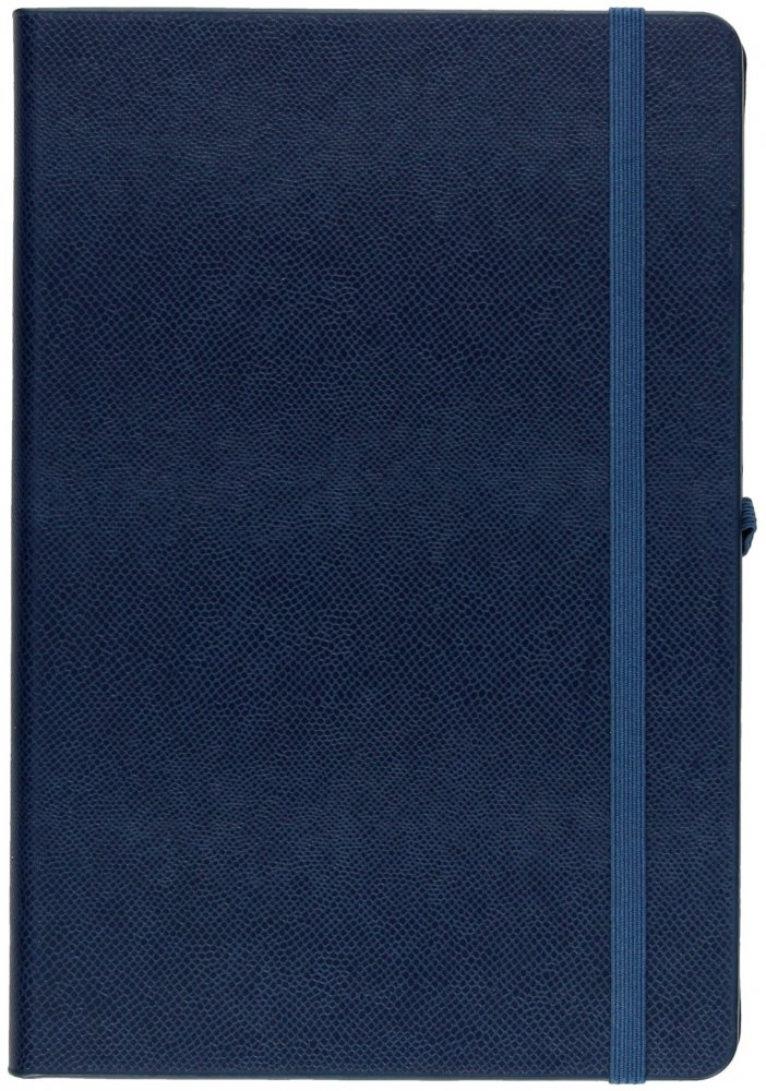 Notatnik w linie Opus O.Note London, A5, twarda oprawa, 112 kartek, niebieski