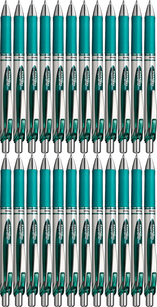 24x Pióro kulkowe automatyczne Pentel Energel BL-77, 0.7mm, turkusowy