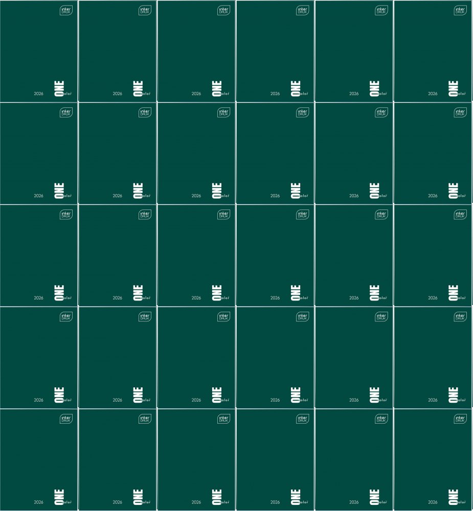 60x Kalendarz kieszonkowy 2026, Interduk One Color, 8x10.5cm, tygodniowy, mix wzorów