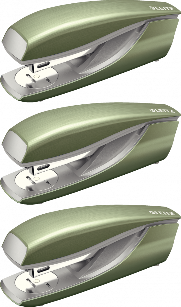 3x Zszywacz Leitz New Nexxt Style, do 30 kartek, pistacjowa zieleń