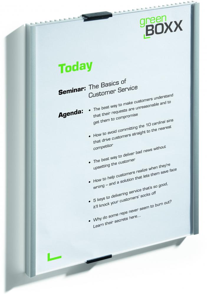 Tabliczka przydrzwiowa Durable Info Sign, pionowa, A4, 210x297mm, srebrny