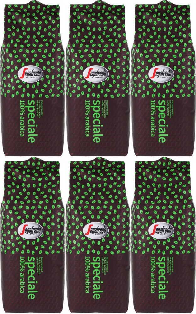 6x Kawa ziarnista Segafredo Speciale Arabica 100%, 1kg