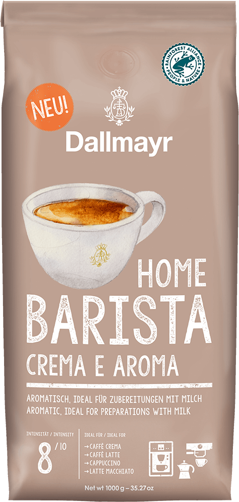 Kawa ziarnista Dallmayr Home Barista Crema E Aroma, 1kg