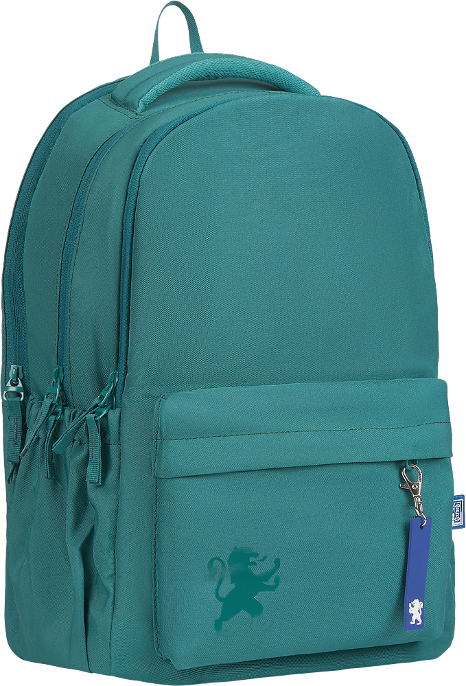 Plecak szkolny Oxford School, trzykomorowy, 26l, ciemnozielony