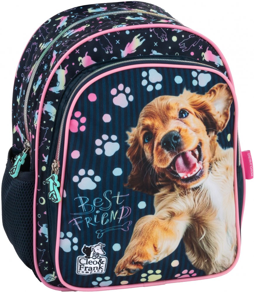 Plecak dla przedszkolaka Cleo&Frank (Pies), 9l, 29x23x14cm