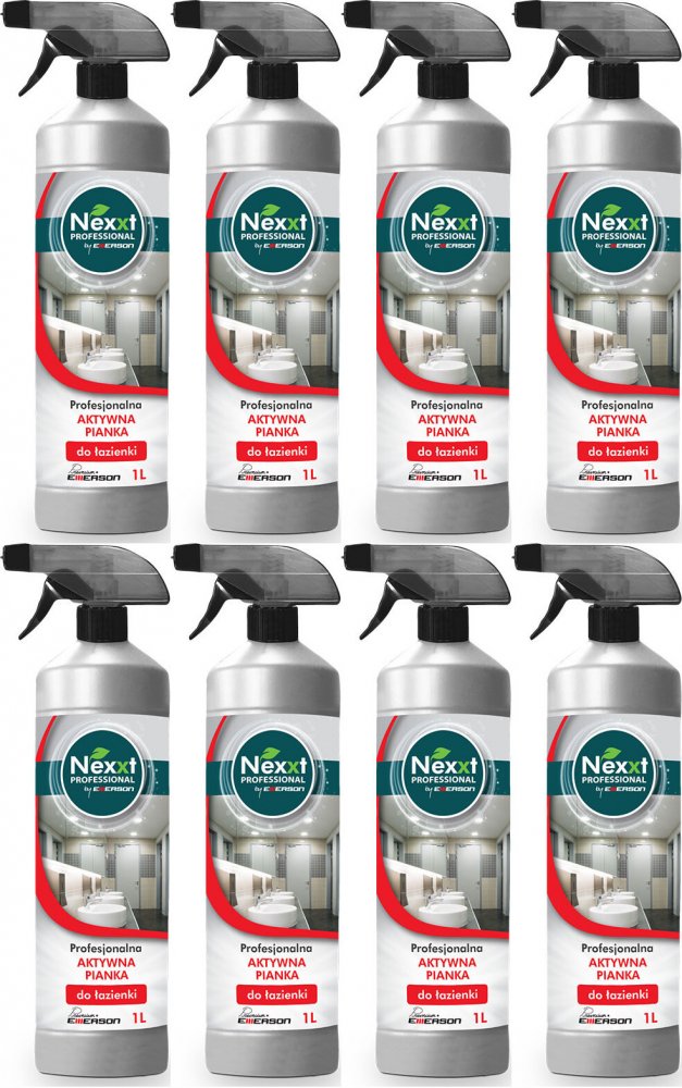 8x Aktywna pianka do łazienki Nexxt, 1l